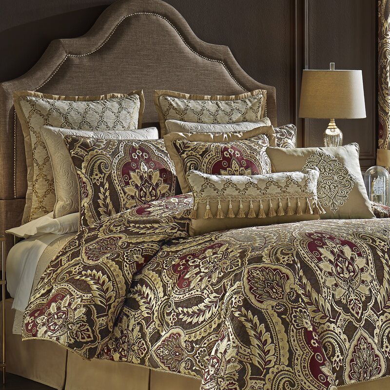 Red And Gold Comforter Sets - COMFORT